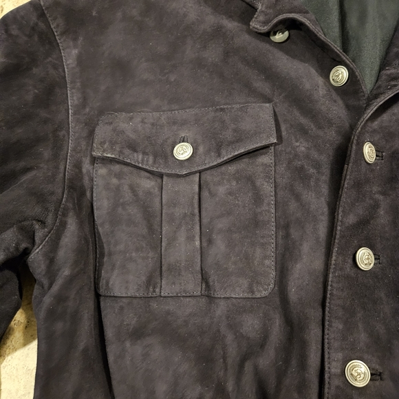 Vintage Babe Didrickson Suede Moto Jacket - Picture 4 of 6